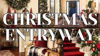 Luxury Christmas Entryway Ideas 2025 | Ralph Lauren-Inspired Plaid \& Candlelight