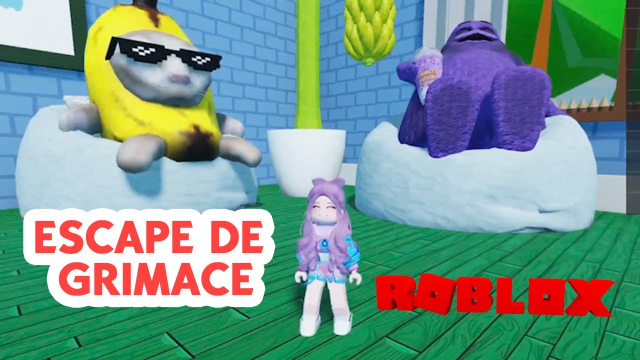 Escape de Grimaces and Banana Cat Roblox YouTube