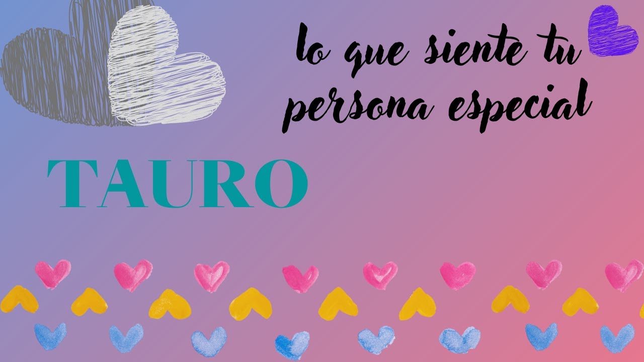 TAURO💜 TE DEDICA ESTA CANCION! NO TE VA A DEJAR IR Y LUCHARÁ - YouTube