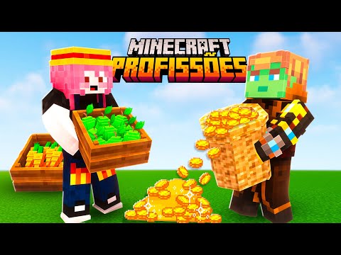 AS NEGOCIAÇÕES COMEÇARAM! 🤑🤑💸 Minecraft Profissões #3
