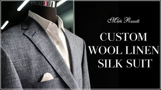 Custom Wool Linen Silk Suit | Mark Russell Clothing