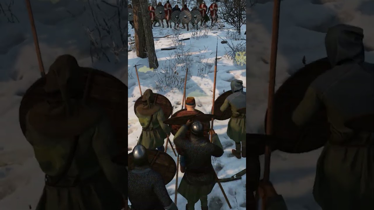 СТЫЧКА В ЗИМНЕМ ЛЕСУ│MOUNT & BLADE II: BANNERLORD MULTIPLAYER 