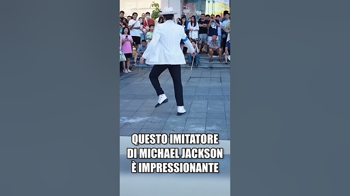 Imitazione mostruosa di Michael Jackson #superguidatv