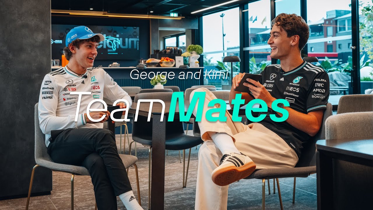 Стрижки, первые впечатления и эмодзи | Джордж Рассел x Кими Антонелли | TeamMates, часть 4