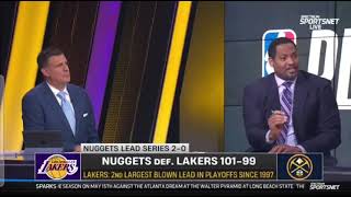 ROBERT HORRY KEEPS IT REAL ON LEBRON JAMES BEING THE CAUSE OF LAKERS LOST GM2 #viral #nba #espn #fs1