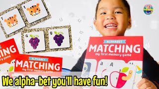 Alphabet Matching I Chuckle and Roar I Noah’s Toys Review