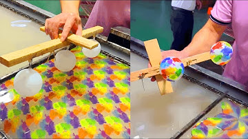 Water transfer technology uses water to color objects#Water Transfer Printing Process