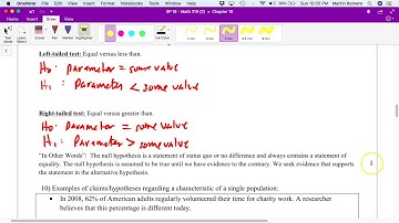 10.1 Part 2 Null/Alternative Hypothesis