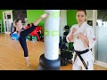 Emilia Cahill Mother to 3 Boys, Kyokushin Fighter Training @MrArslanTKD