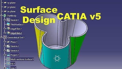 How to create a flowerpot using CATIA v5 Generative Surface design