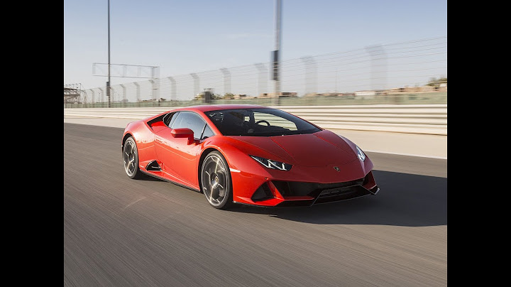 Essai Lamborghini Huracan EVO (2019)