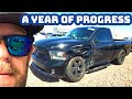 Wrecked Copart Ram 1500 Hemi Single cab - 1 Year of Progress