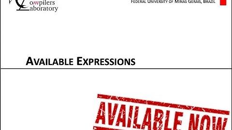 Available Expression Analysis