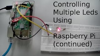 Project: Controlling multiple LEDs via Raspberry Pi (continuation of the first)