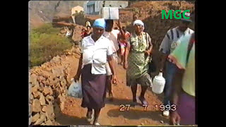 Video thumbnail of "Despedida em Ribeira Prata Julho 1993,    São Nicolau, CABO VERDE."