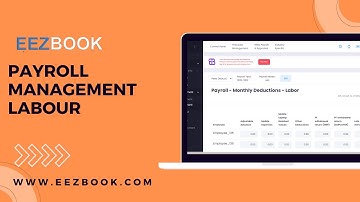 In this video you will How to Create Payroll Management for Employees in EEZBOOK!