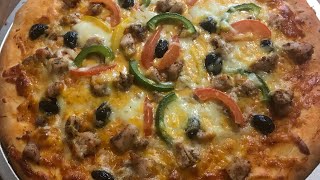 اروع واطيب واسهل طريقة للبيتزا جربوها طريقتي وكتبولي-perfect, delicious and easy to make pizza