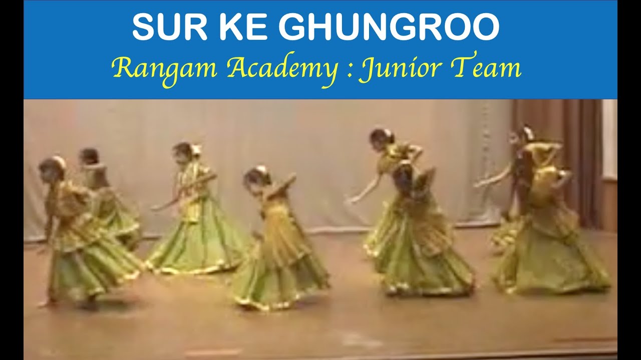 Sur ke ghungroo  Throwback  Junior dance troupe  Rangam Academy  TinyTots  Stage Show 2012
