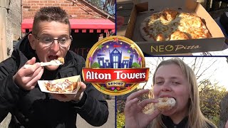 Alton Towers Food Vlog 2021 - Menus, Prices & Where To Eat!