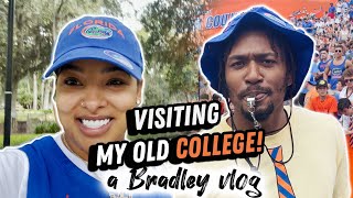 Visiting Brads College (and being Mr. 2-Bits)