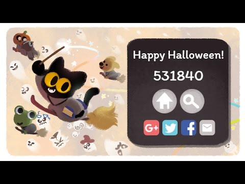 Google Doodle Halloween 2016 World Record 531840 Points Youtube