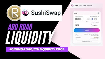 How to Provide Liquidity to rDAO Token on SushiSwap
