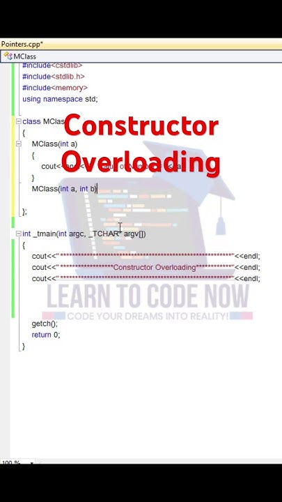 Constructor Overloading in C++ | Constructor Overloading in oop C++ | # ...