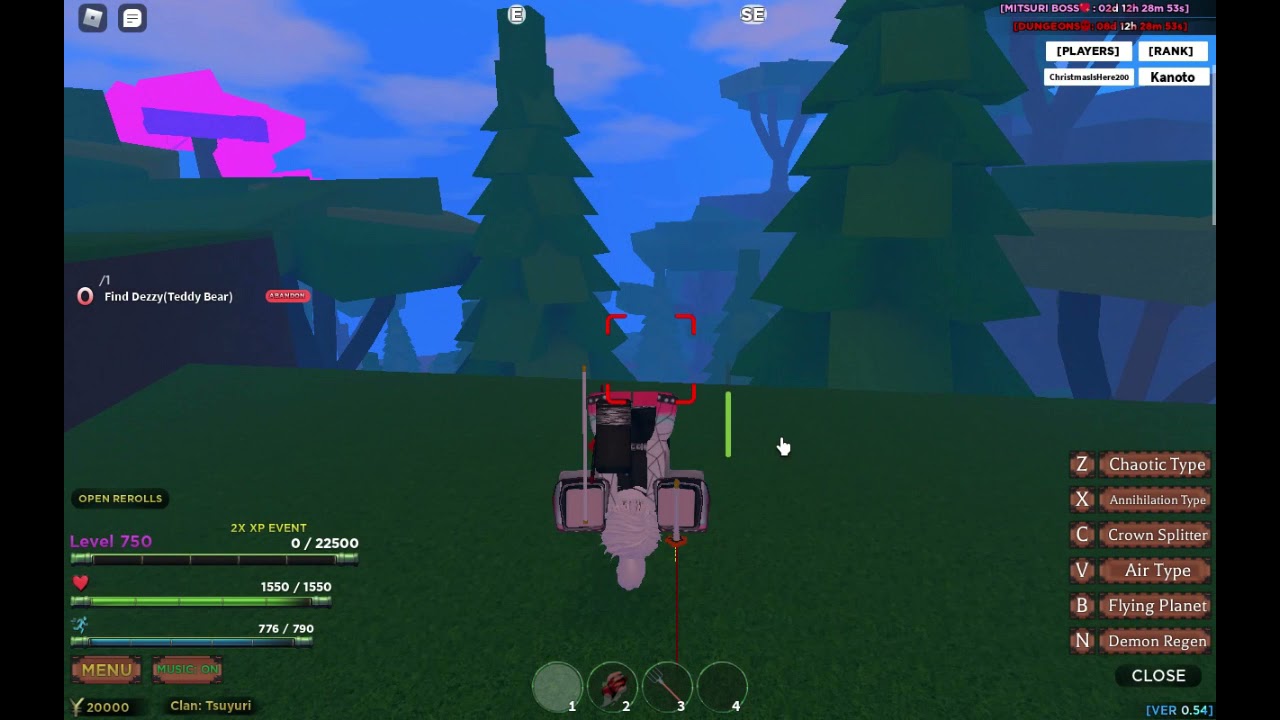 Slayers Unleashed All Dezzy Teddy Bear Locations Roblox 