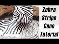 Polymer Clay Cane: Blacks, Whites, Zebra Stripes Tutorial