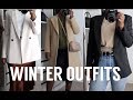 WINTER OUTFITS | Zara Topshop H&amp;M