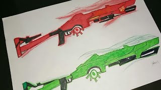 How to draw m1014 gun skin free fire #freefire screenshot 3