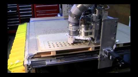 CJA Masterworks LLC CNC Gantry Router - Machining an R8 Collet Rack from Birch Ply Remix
