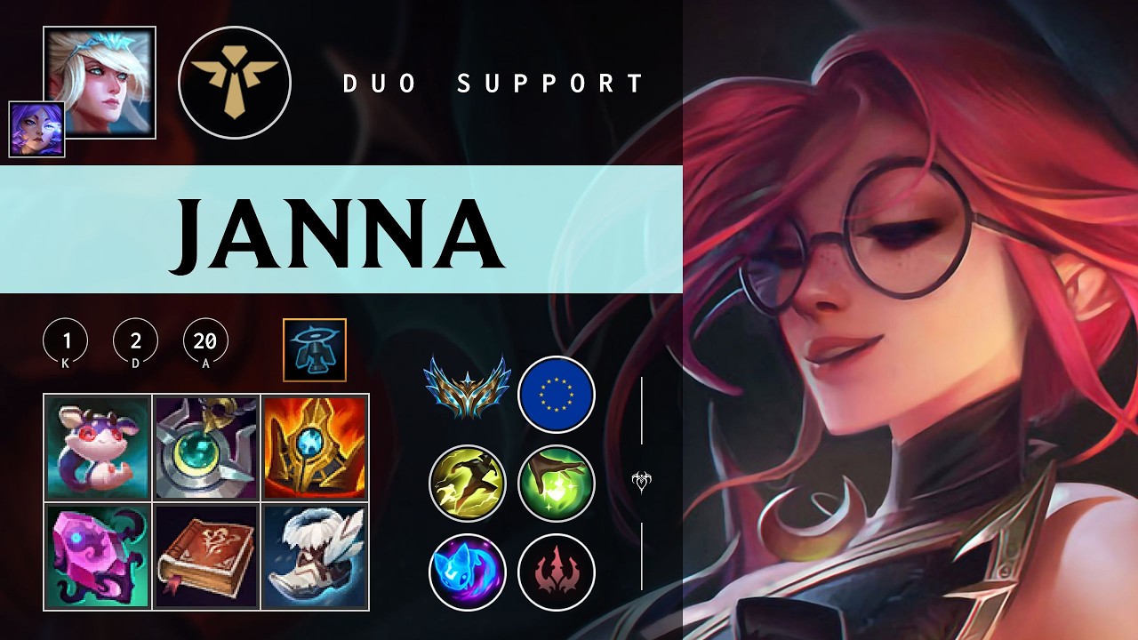 Janna Support vs Nami - EUW Challenger Patch 26.04