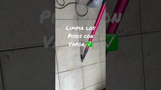 Limpia los PISOS con VAPOR #pisos #limpiezadecasas #limpieza #limpio #cleaning #tiktok #viral