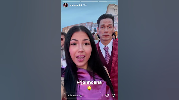 ANNA PEPE CON JOHN CENA A ROMA!