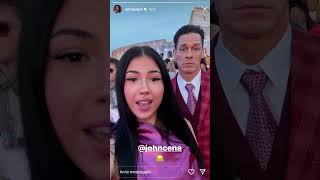 Anna Pepe Con John Cena A Roma