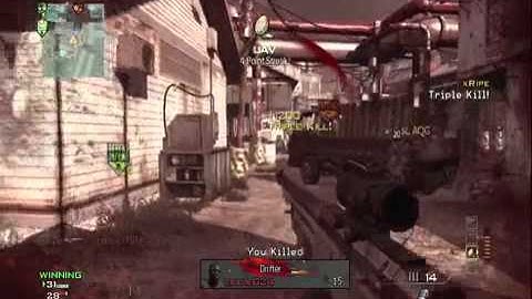 MW3 First  Acog Triple Kill