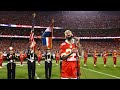 David Correy performs the National Anthem at Kansas City Chiefs game on Sunday Night Football @NFL