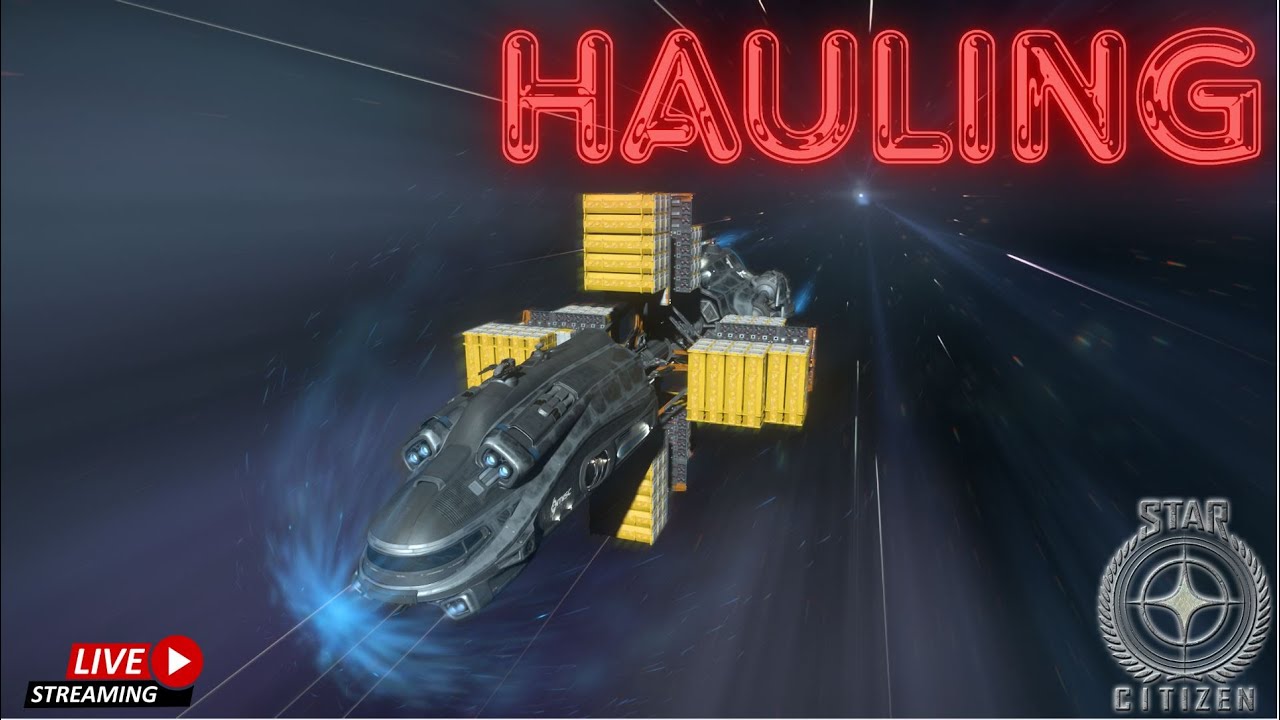 Star Citizen LIVE 4.5 The Hull C is back in action | Massive Hauling ...