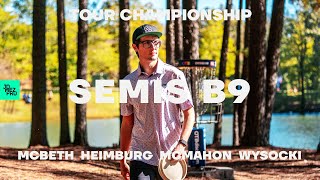 2020 Disc Golf Pro Tour Championship | Semifinals B9 | McBeth, Wysocki, McMahon, Heimburg | Jomez