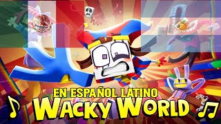 Wacky world en Español latino (IA) #theamazingdigitalcircus