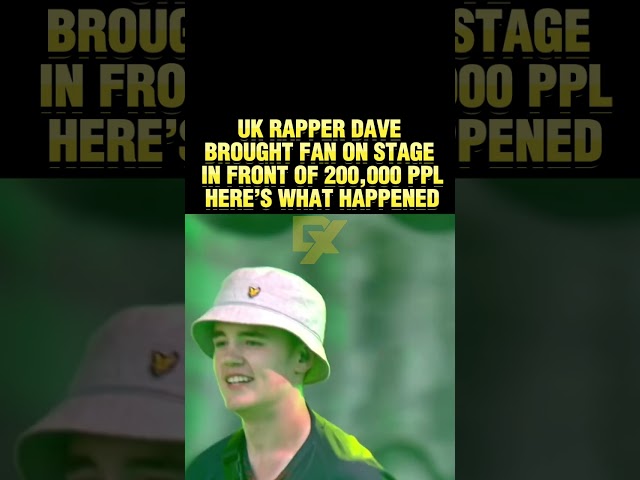 When Santan DAVE Let Fan Rap On Stage In Front of 200,000 People 🤯 class=