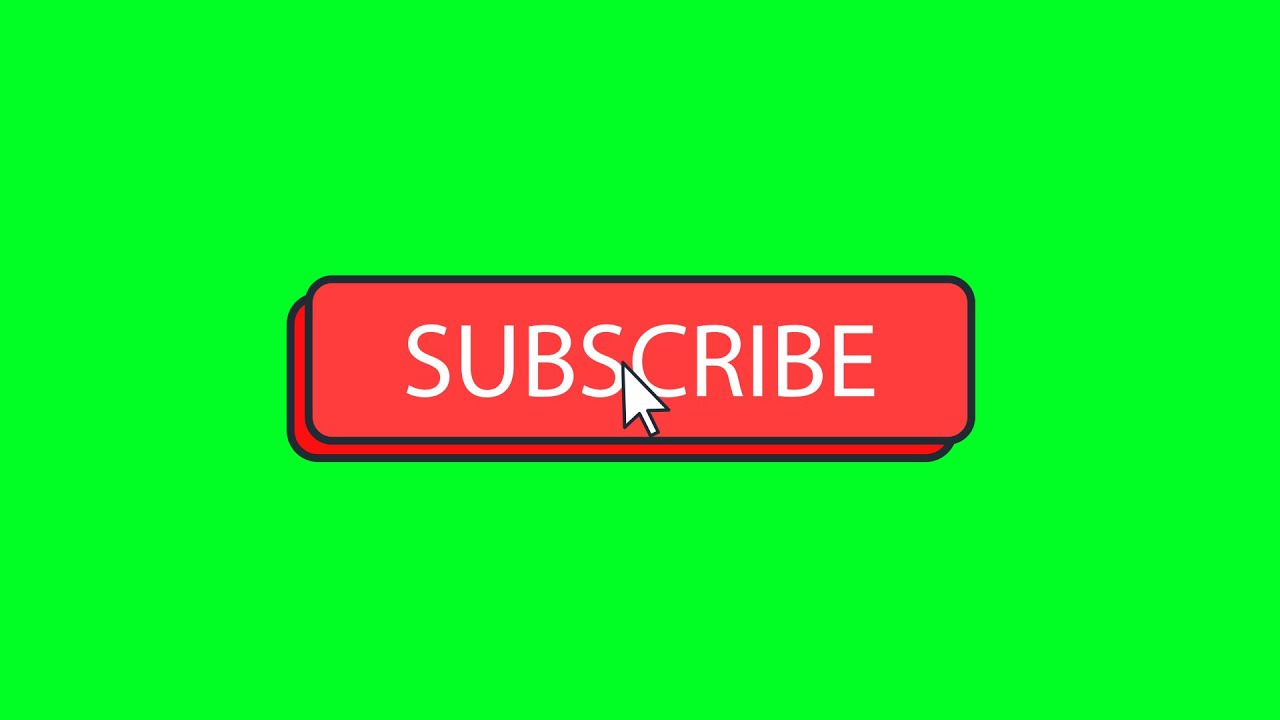 Subscribe button green screen Free Download No Copyright YouTube