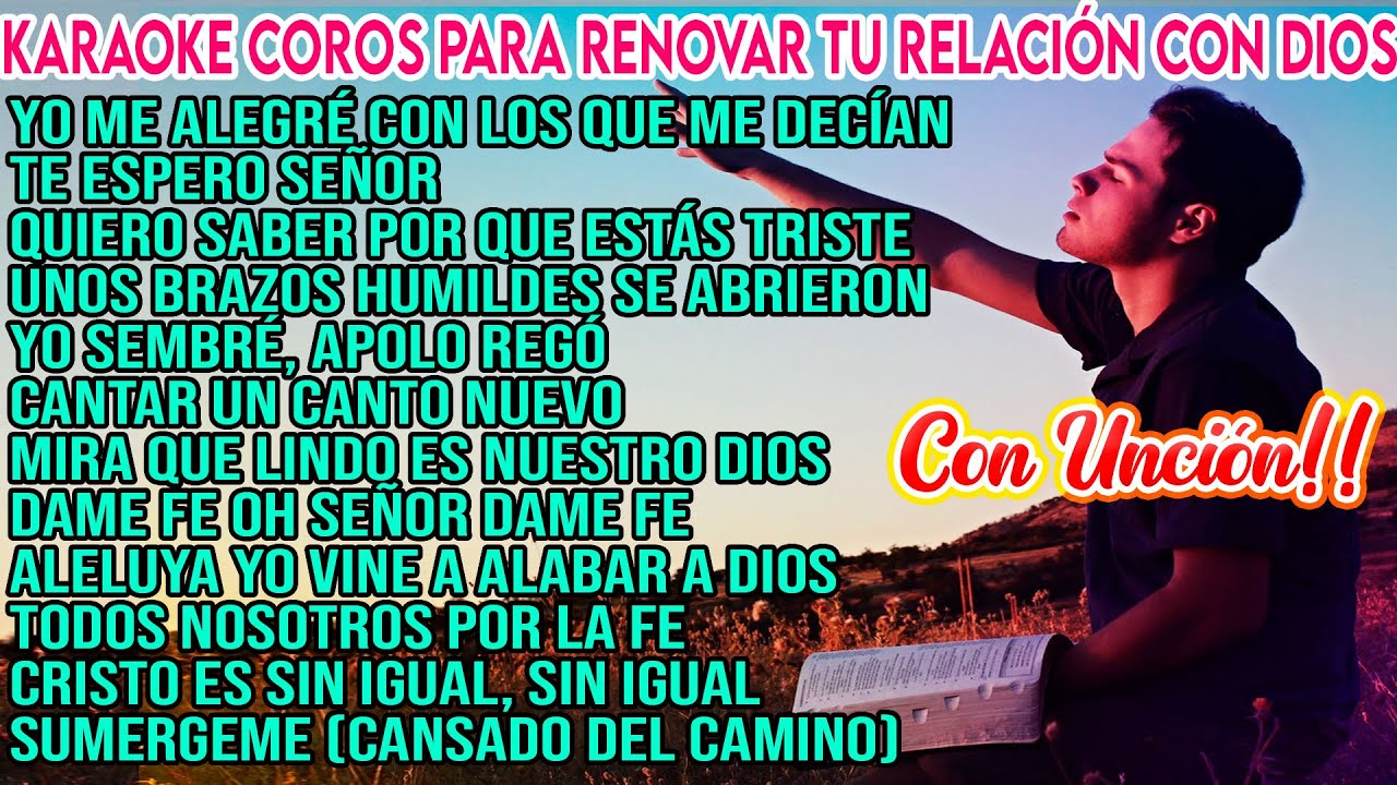 KARAOKE - COROS PARA CANTAR EN LA VIGILIA ♥🎵🎶✨