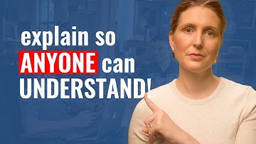 Hoe je ingewikkelde concepten duidelijk en EENVOUDIG uitlegt