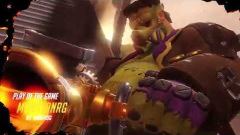[ PC ] Overwatch CTF Ayutthaya Roadhog Play of the Game Quad Kill Feed