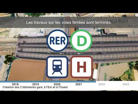 Gare de Saint-Denis : La maquette 3D du chantier d’accessibilité