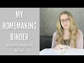 My Homemaking Binder and Home Management Schedule