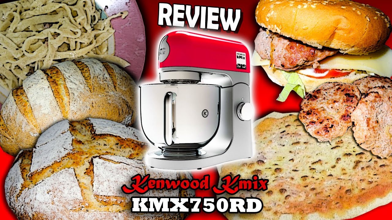 REVIEW Kenwood kMix KMX750RD Amasadora Salados - Español 