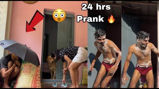 24 hours prank challenge 🔥 | Ginni Pandey pranks